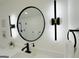 Stylish bathroom with modern lighting, a sleek faucet, and minimalist decor at 3550 N Bogan Rd, Buford, GA 30519