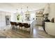 Beautiful kitchen with a large island, pendant lights, and stainless steel appliances at 3550 N Bogan Rd, Buford, GA 30519