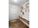 Functional mudroom with built-in bench, storage baskets, and coat hooks for organization at 2124 Gaddis Rd, Canton, GA 30115