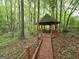 Scenic gazebo nestled in a tranquil wooded area at 80 Jacksons Vly, Sharpsburg, GA 30277