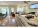 Bright living room with hardwood floors, fireplace, and comfortable seating at 80 Jacksons Vly, Sharpsburg, GA 30277