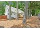 Wide backyard with access to home via deck at 3979 Doral Cir, Atlanta, GA 30360