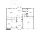 Downstairs floorplan featuring living room, dining, kitchen, garage, bathroom and foyer at 305 Mango Ct, Mcdonough, GA 30253