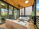 Comfortable outdoor living space with cozy seating and a view of the neighboring homes at 300 Mado Ln # 329, Chattahoochee Hills, GA 30268