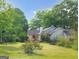 Expansive backyard with mature trees, lush lawn, and well-kept landscaping at 125 Burnside St, Jonesboro, GA 30236