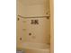 Bathroom with decorative wall tiles, a bathtub, and a shower at 7017 Sun Valley Way, Riverdale, GA 30274