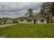 Charming single-story home with white brick exterior and well-manicured lawn at 7017 Sun Valley Way, Riverdale, GA 30274