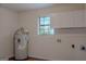 Utility room with storage space and water heater at 7017 Sun Valley Way, Riverdale, GA 30274