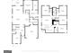 Detailed floor plan showcasing the layout of the home's first and second floors at 221 Caledonia Ct, Peachtree City, GA 30269