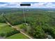 Aerial view of a property featuring a home surrounded by lush greenery and a clearly defined boundary, 333 Old Carrollton Road at 333 Old Carrollton Rd, Roopville, GA 30170