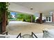 This home has a cozy covered seating area in the carport with scenic views at 333 Old Carrollton Rd, Roopville, GA 30170