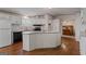 Functional kitchen features ample storage and prep space, with backyard views at 333 Old Carrollton Rd, Roopville, GA 30170