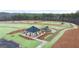 Aerial view of the community's gazebo, playground, dog park, and walking paths at 322 Sound Cir # 118, Stockbridge, GA 30281