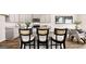 Contemporary kitchen with breakfast bar and comfortable seating; perfect for casual dining and entertaining at 322 Sound Cir # 118, Stockbridge, GA 30281