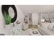 Open-concept living room with neutral decor, light-filled ambiance, and seamless flow to the kitchen area at 322 Sound Cir # 118, Stockbridge, GA 30281