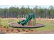 Outdoor community playground offers various pieces of equipment in a natural, wooded surrounding at 322 Sound Cir # 118, Stockbridge, GA 30281
