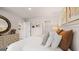 Bedroom featuring a double bed, decor, and access to the bathroom and closet at 326 Sound Cir # 119, Stockbridge, GA 30281
