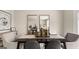 Modern dining room featuring a sleek table, stylish chairs, and contemporary decor at 326 Sound Cir # 119, Stockbridge, GA 30281