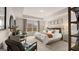 Inviting main bedroom showcasing natural light, neutral decor, and a spacious layout at 326 Sound Cir # 119, Stockbridge, GA 30281