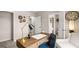 Well-lit office space with stylish decor and a modern wooden desk perfect for remote work at 326 Sound Cir # 119, Stockbridge, GA 30281
