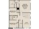 Floor plan of the upper level, with a Primary suite, loft, bedrooms and bathrooms for comfortable living at 4438 Encore Park Xing, Duluth, GA 30097
