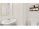 New powder room with pedestal sink at 334 Sound Cir, Stockbridge, GA 30281