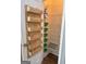 Organized pantry with custom shelving and innovative storage solutions at 117 Rendition Dr, Mcdonough, GA 30253