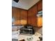 Kitchen cabinetry with appliances at 2443 Shoals Ter, Decatur, GA 30034
