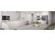 Open concept living space with bright white kitchen and dining area at 2278 Santa Fe St, Morrow, GA 30260