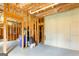 Unfinished basement framed and ready for customization at 447 W Wind Dr, Villa Rica, GA 30180