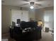 Office with a desk, multiple monitors, ceiling fan and natural light at 1685 Bailey Creek Sw Rd, Conyers, GA 30094