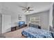 Bedroom featuring decorative lighting and ample storage space at 228 Madison Grace Ave, Mcdonough, GA 30252
