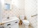 Powder room with white vanity at 260 Emerald Lake Dr, Fayetteville, GA 30215