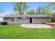 Backyard features a level lawn and a concrete patio at 1427 Timms Se Cir, Atlanta, GA 30316