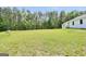 Spacious backyard featuring lush green grass and a home with white siding at 138 Sam Solomon Rd, Locust Grove, GA 30248