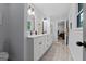 Spacious bathroom features double vanity sinks, mirrors, and modern fixtures at 614 Highway 85 Conn, Brooks, GA 30205