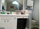 Bathroom with a vanity, providing functionality and style at 103 Manx Dr, Grantville, GA 30220