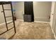 Bedroom with soft carpet, closet, and lofted bed area at 103 Manx Dr, Grantville, GA 30220
