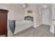 Comfortable bedroom with carpeted floors, white trim, and closet at 335 Discovery Lake Dr, Fayetteville, GA 30215