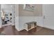 Inviting entryway features a bench with storage and a view into the living room at 335 Discovery Lake Dr, Fayetteville, GA 30215