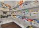 Well-organized pantry with wire shelving and abundant storage baskets for convenient organization and accessibility at 335 Discovery Lake Dr, Fayetteville, GA 30215