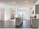 Modern kitchen with stainless steel appliances and a center island, perfect for entertaining at 3865 Shelleydale Dr # 82, Powder Springs, GA 30127
