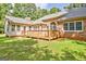 Lovely backyard deck, great for grilling, entertaining, and relaxing outdoors at 250 Kari Glen Dr, Fayetteville, GA 30215