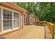 Spacious deck that is perfect for outdoor entertaining and relaxing in style at 250 Kari Glen Dr, Fayetteville, GA 30215