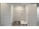 Spacious closet with double doors, wire shelving, and wood-look flooring at 8714 Lakeview Commons # 48, Jonesboro, GA 30238