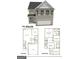 Floor plan of The Willow model home, featuring a two-story layout with detailed room dimensions and layout at 5705 Laney Dr, Rex, GA 30273