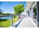 Enjoy beautiful lake views from this condo's outdoor deck at 294 Clearview Ct, Villa Rica, GA 30180