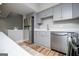 Well-equipped kitchen featuring stainless steel appliances, granite countertops, and ample cabinet space at 294 Clearview Ct, Villa Rica, GA 30180