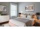 Comfortable bedroom with neutral tones, a cozy bed, and stylish decor, creating a relaxing atmosphere at 368 Ginger Cake Rd, Fayetteville, GA 30214
