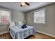 Cozy bedroom featuring hardwood floors and natural light at 3464 Wren Rd, Decatur, GA 30032